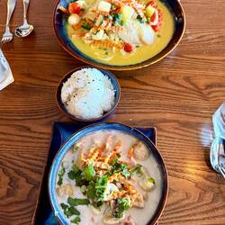 Delicious Thai food for dinner in Rangiora