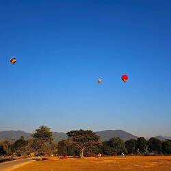 Und die Heißluftballone...