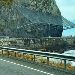 And then under this massive barricade from falling rocks