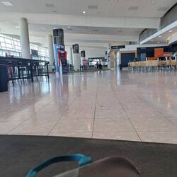 Am Flughafen Christchurch