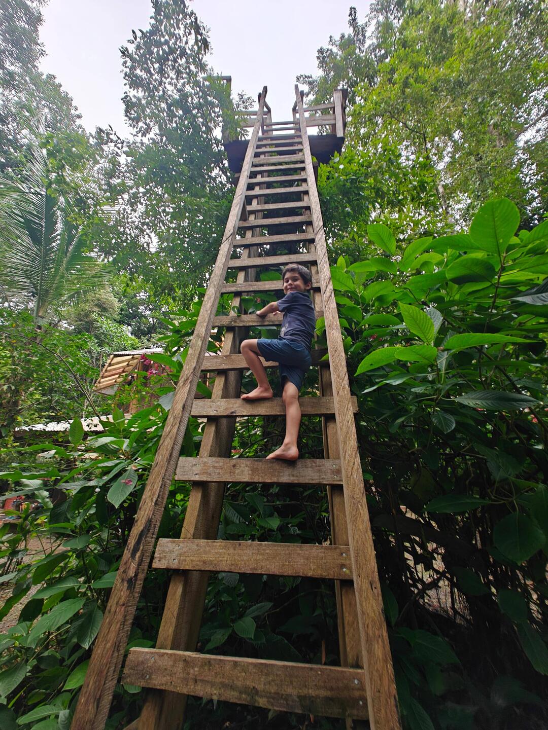 Aussichtsplattform unserer Unterkunft