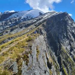 Es ging ganz schön steil nach unten. Wer entdeckt Isabell?