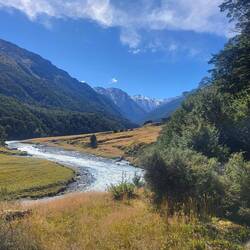 Unser stetiger Begleiter in den letzten zwei Tagen: der Dart Fluss