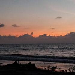 Endlich mal wieder ein schöner Sonnenuntergang