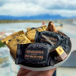 Taste-testing alfajores — cookie sandwich with a dulce de leche filling ... dipped in chocolate.