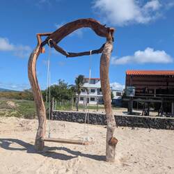 Schaukel am Strand