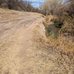 Trail went along this side, a little steep
