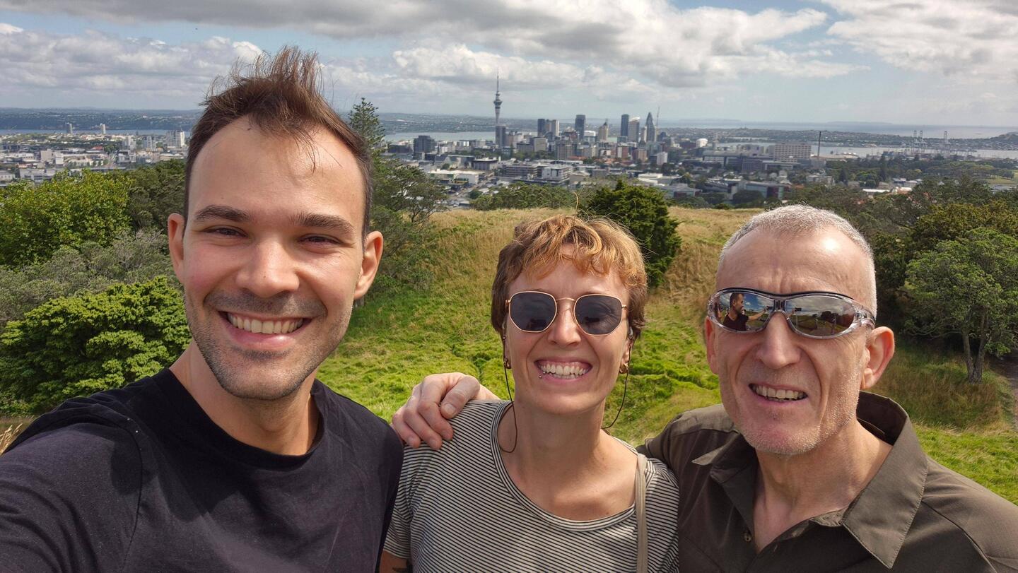 Ausblick vom Mount Eden und großes Wiedersehen nach 8 Monaten 🥰