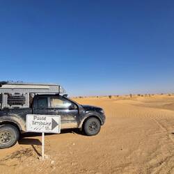 Ab hier geht's in die Dünen