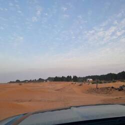 Ksar Ghilane in Sicht