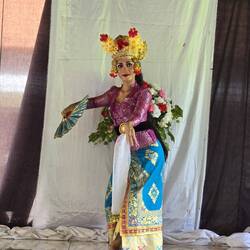 Traditional wedding dancer
