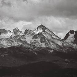 Mountains in B&W — Ushuaia, Argentina.