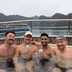 Whirlpool mit den Australiern :D
