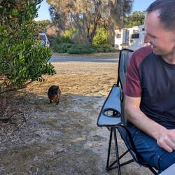 Besuch vom Campground Ranger