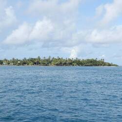 Here is the island Ririu where we swam