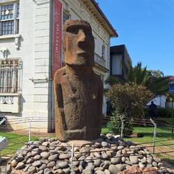 One of 3 moais outside of Easter Island, obviously one of the other two is in the British Museum.