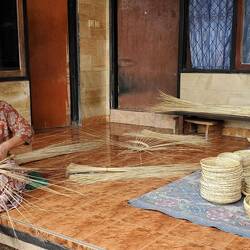 Basket weaving! It's quite an art!