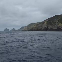 Nein, ich bin nicht betrunken! Die See ist tatsächlich heute etwas rauer... 😂