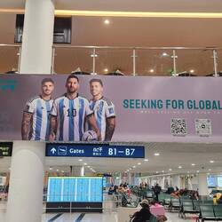 I guess the love Messi everywhere, and Argentina!