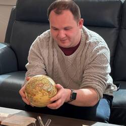 The Whole World in his hands