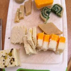 Indian snacks on the boat - from the Puzio wedding