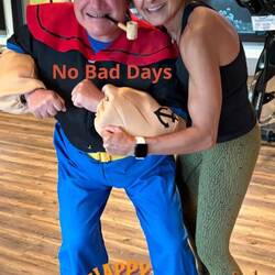 Last class of Spin & Bootcamp with Aline (she is moving)