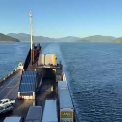 Time lapse of us leaving Picton
