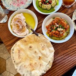 Middle Eastern dinner. Delicious!