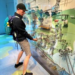 Chris also loved the pinball wall