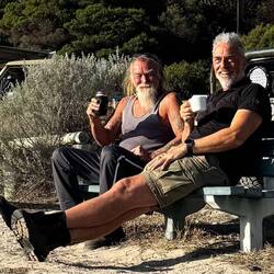 Morgenkaffee mit Trevor - jedem das seine...😁