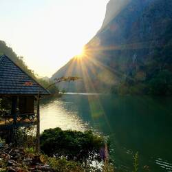 Die Sonne verabschiedet sich