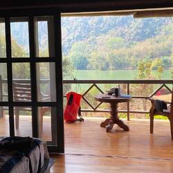 Der Blick aus unserem Zimmer