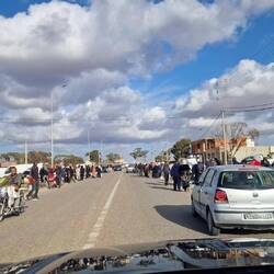 Markt auf der Hauptstraße