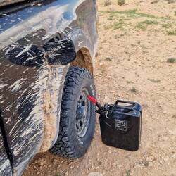 Tankstellennetz ist hier draußen arg dünn