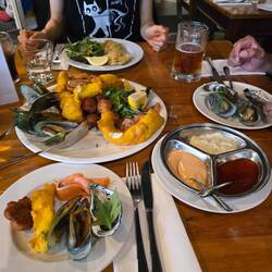 Abendessen im Swashbucklers 🐟🦞😋