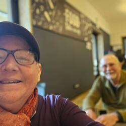 Cafe selfie this morning