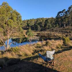 Campsite für die nächsten zwei Nächte