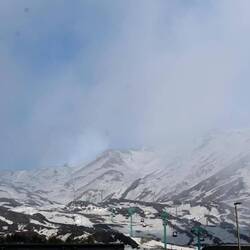 Mit der Seilbahn hinauf