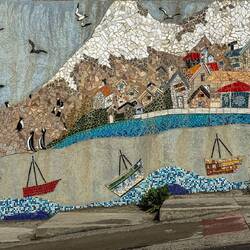 Mosaic mural — Ushuaia, Argentina.