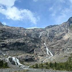 Cerro Negro glacier waterfalls