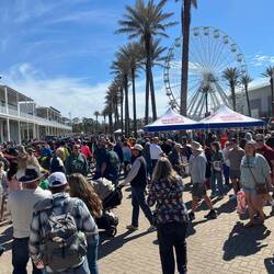 The Wharf was packed by the time we left around 1:30p.
