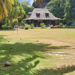 Plantation House National Monument, on La Digue Island in the Seychelles