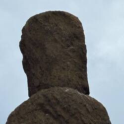 This moai had its head reattached