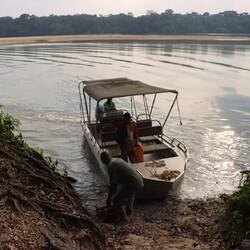Am Nachmittag steht irgendwann endlich das Boot bereit