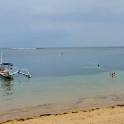 The beach at Sanur is more calm and placed than ever before!