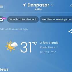 The heat hit us hard as we got out of the SUV when we got back to Sanur!