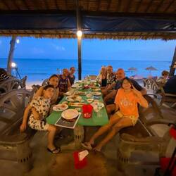 Was invited out for dinner with the owners of our Arbnb and enjoyed a lovely authentic Thai meal.