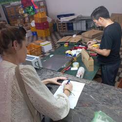 Sending a lantern to my goddaughter at the Old Post Office