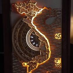 Bamboo Toothpick Art inside the Bitexco Financial Tower