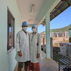 Visiting the processing facilities @ La Plantation